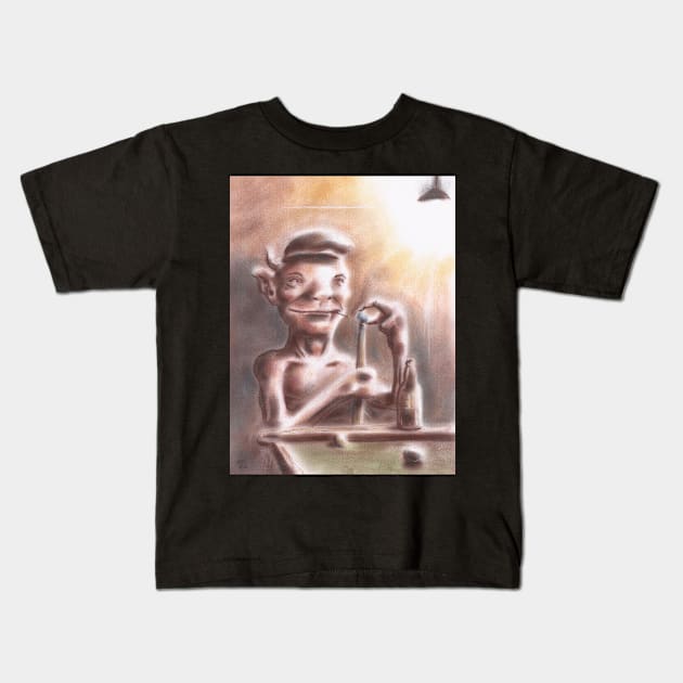 The Player (O Jogador) Kids T-Shirt by EderArt